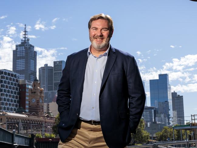 MELBOURNE, AUSTRALIA - NewsWire Photos FEBRUARY 14, 2022: Peninsula Capital founder Dillon Hale at Southbank, Melbourne. Picture: NCA NewsWire / David Geraghty