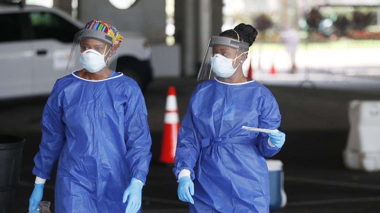 Florida is seeing 19 per cent of tests come back positive. Picture: Octavio Jones/Getty Images/AFP