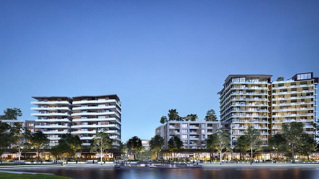 Artist’s Impressions of the East Side Quarter development at Panthers.