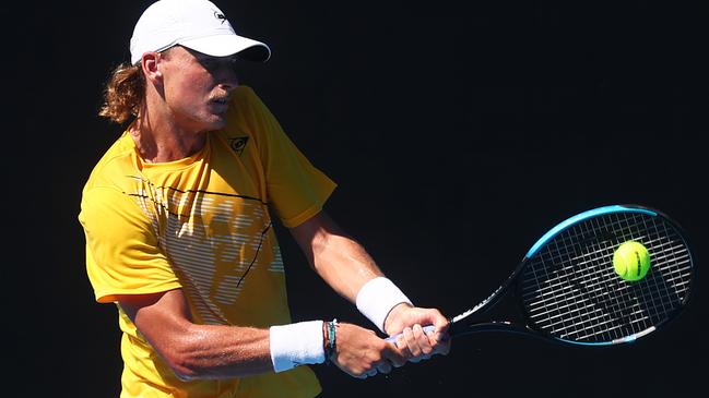 Max Purcell doesn’t see eye-to-eye with Davis Cup captain Lleyton Hewitt. Picture: Getty Images