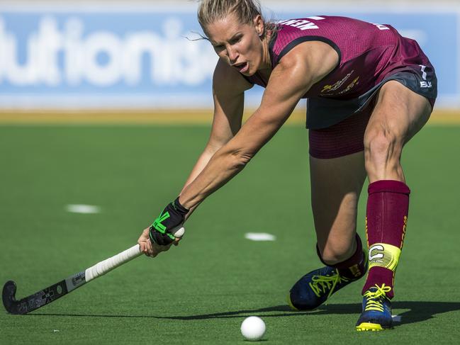 Jodie Kenny in action for Queensland Blaze. Picture: Click in Focus