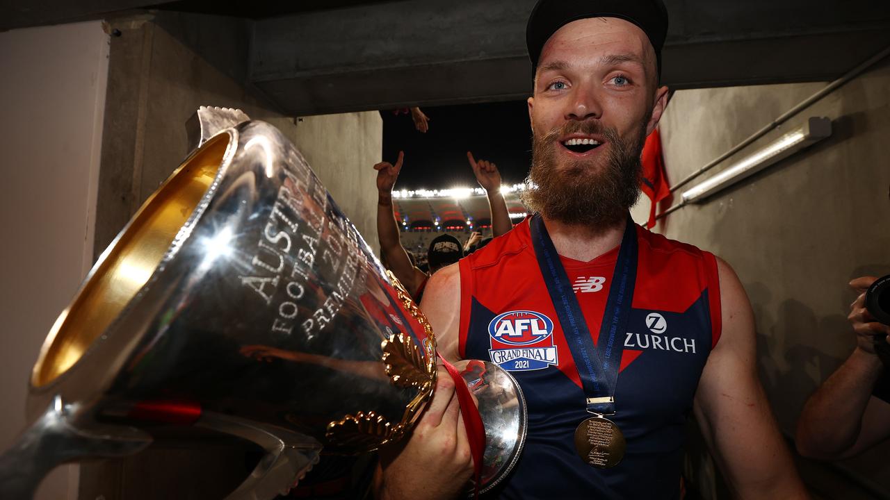 Can Max Gawn lead Melbourne to another premiership this year? Picture: Michael Klein