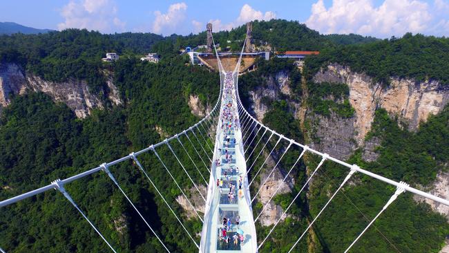 Longest Glass Bridge In The World Opens In China | Escape