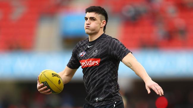 Brayden Maynard is free to play. (Photo by Chris Hyde/AFL Photos/via Getty Images)