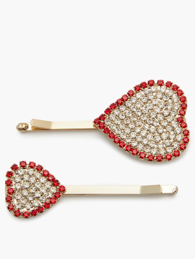 Rosantica set of two gold-tone crystal hair clips, $240 from The Outnet