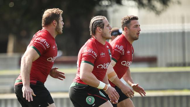 When the Burgess brothers run for over 350 metres, Souths usually win. Picture by Phil Hillyard.