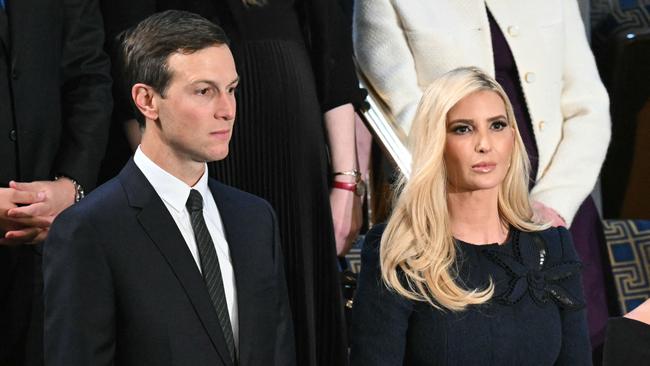 Jared Kushner and Ivanka Trump. Picture: Saul Loeb/AFP