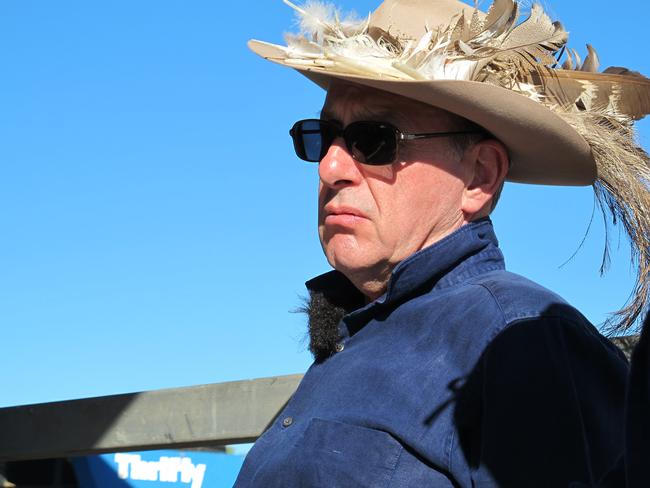 Listening to concerns ... Federal Court judge Anthony North hears evidence on Muckaty station, north of Tennant Creek.