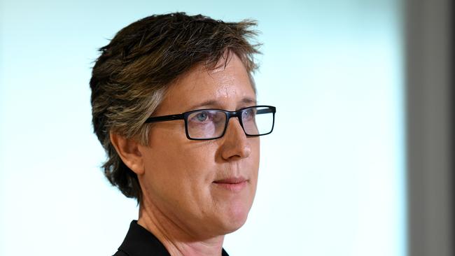 ACTU secretary Sally McManus released her demands after a crisis meeting of union leaders on Monday. Picture: AAP