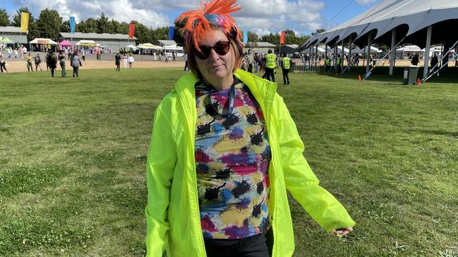 There were bright colours everywhere you looked in Bendigo on Saturday.