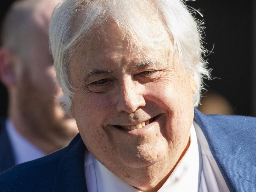 Mining magnate Clive Palmer has donated $1 million towards coronavirus cure research. Picture: AAP