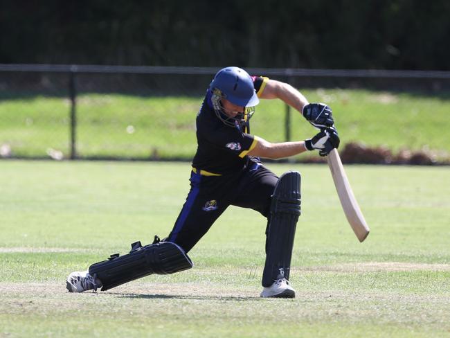 St Bernard's batter Rory Collins. Picture: Stuart Milligan