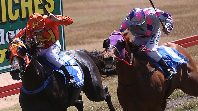 Kerry Rockett (right) fell foul of racing stewards after delivering a substitute urine sample on 2019. PICTURE: STEWART McLEAN.