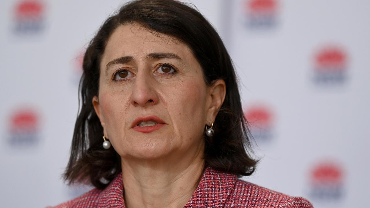 NSW Premier Gladys Berejiklian spoke to the media during a Covid-19 press conference revealing Sydney recorded 239 new locally transmitted coronavirus cases overnight. Picture: NCA NewsWire/Bianca De Marchi