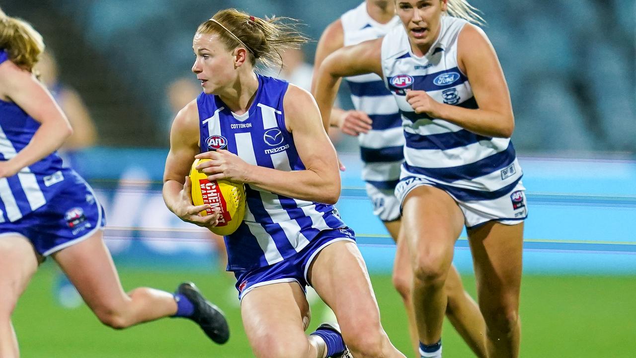 Aileen Gilroy is among the Irish Gaelic football stars who have withdrawn from their local code to focus on the upcoming AFLW season Picture: AAP