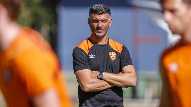 Roar coach John Aloisi. Photo: AAP