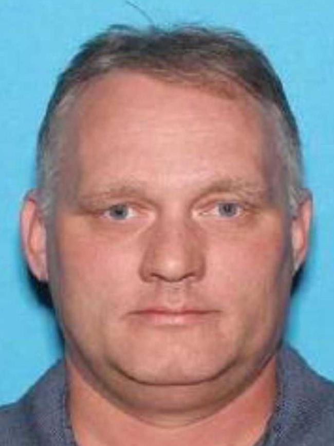 A photo being run by US media of Robert Bowers.