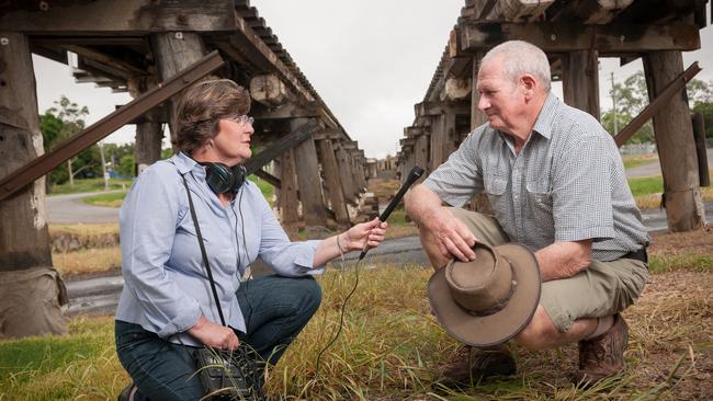 Amanda Gearing interviewed hundreds of flood survivors, including Frank King in Grantham. His story appears in her book ‘The Torrent: A True Story of Heroism and Survival’. Picture: contributed