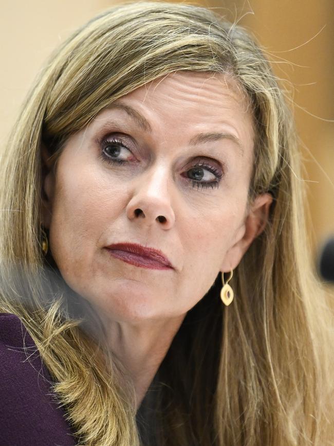 Australia's eSafety Commissioner Julie Inman Grant, whose office was “deeply concerened” by the app. Picture: Martin Ollman