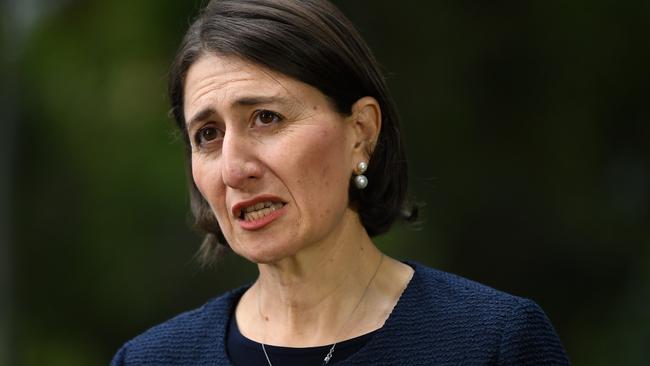 NSW Premier Gladys Berejiklian says she was working towards reintroducing face-to-face teaching. Picture: AAP