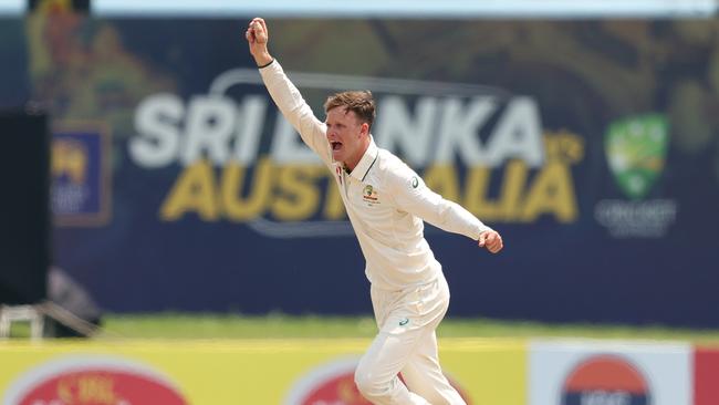 Matt Kuhnemann starred for Australia against Sri Lanka, taking 16 wickets. (Photo by Robert Cianflone/Getty Images)