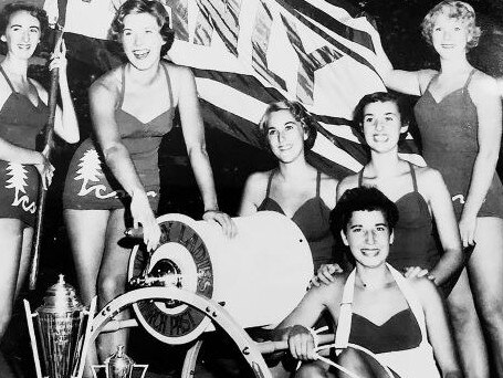 Historical images of women at Manly Life Saving Club. Picture: Supplied.