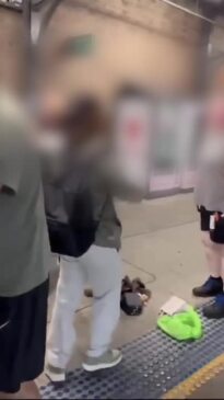 Four teens charged after Sydney train station brawl