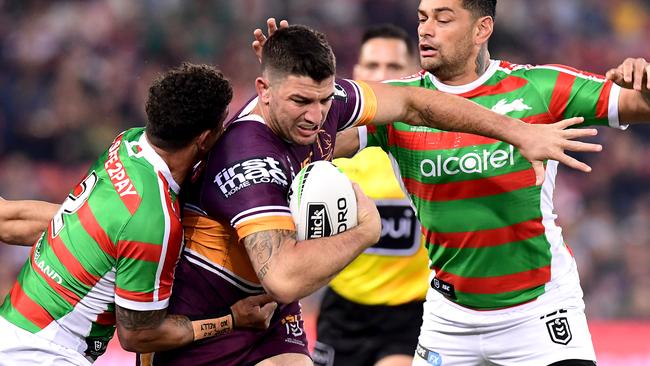 Matt Gillett played 200 games for the Broncos. Picture: Getty Images