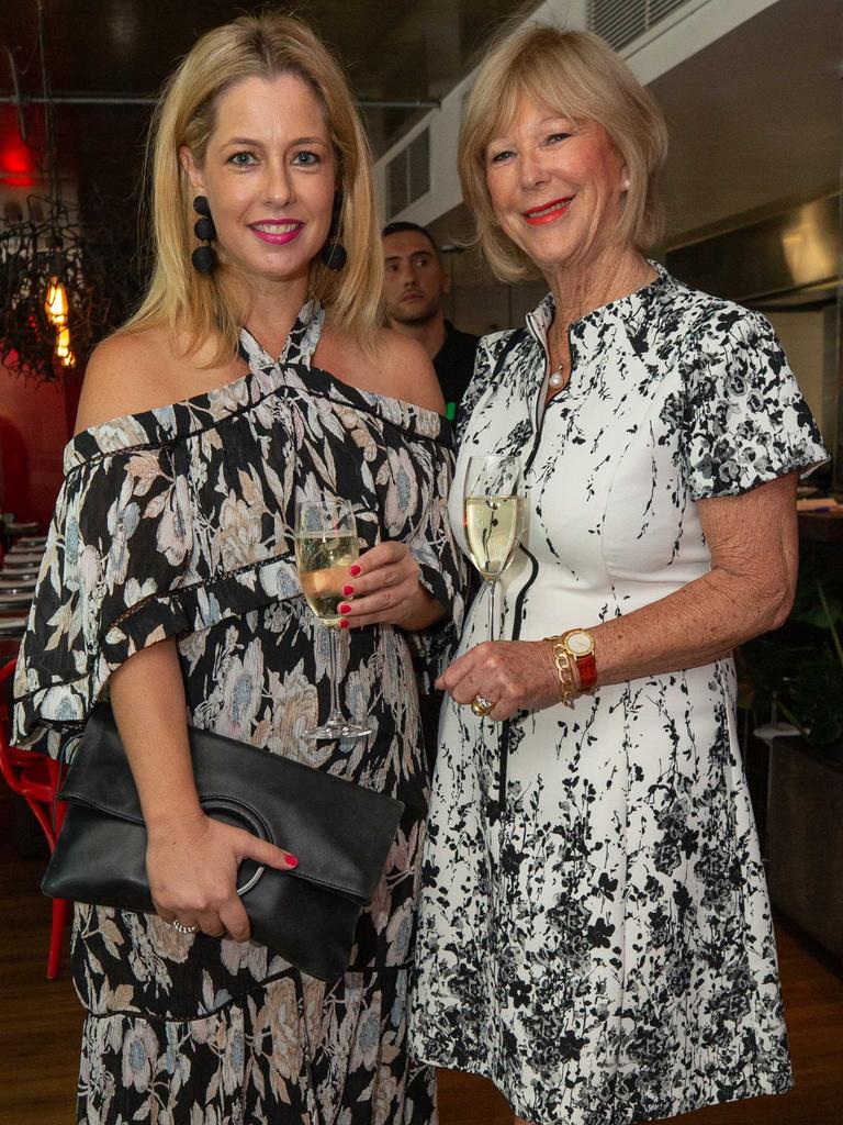 Andra Bite and Di Lisle at Bucci's seventh birthday celebrations. Picture: Stephen Archer