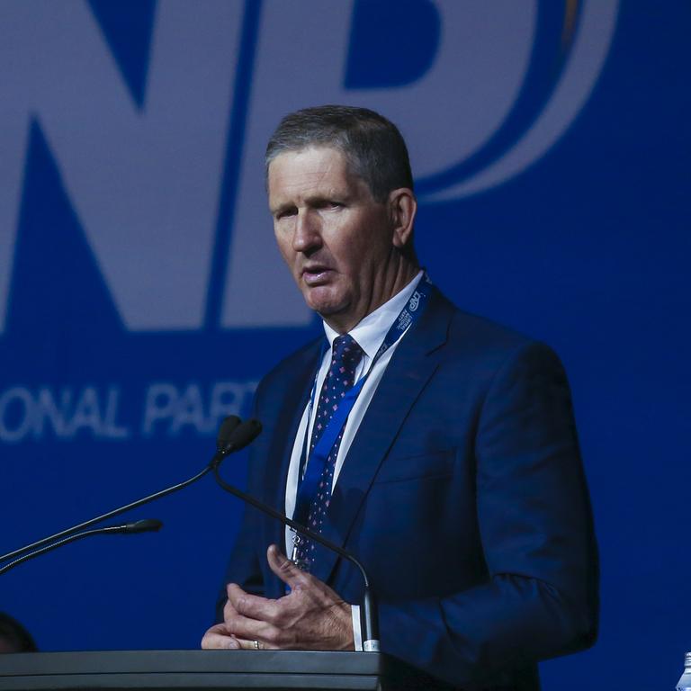 The LNP’s Lawrence Springborg was called on to apologise. Picture: Glenn Campbell