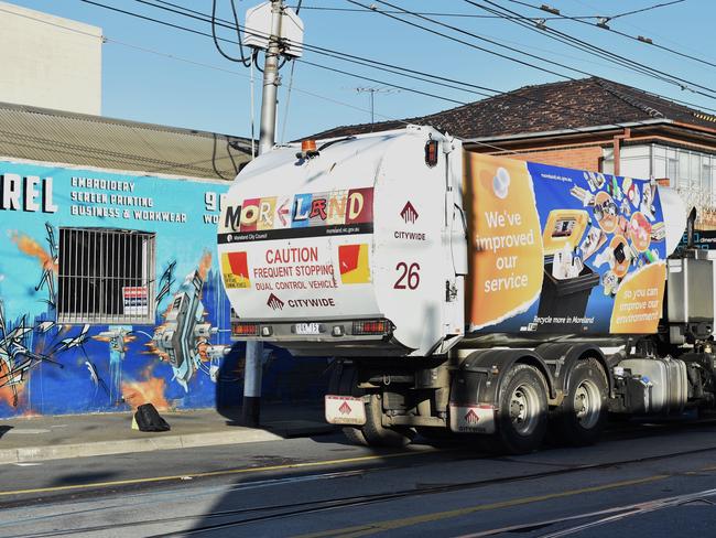 Moreland Council’s in house waste collection could be contracted out. Picture: Ellen Smith