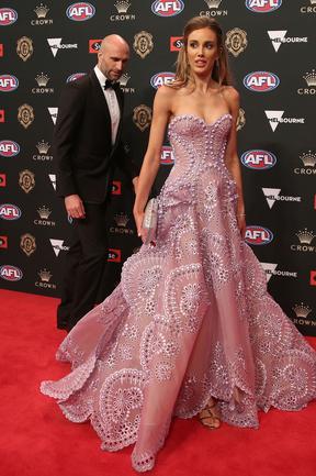 Rebecca and Chris Judd. Picture: Getty