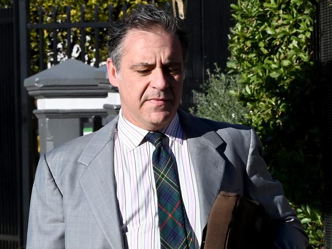 One-time Australian TV game show king Andrew O’Keefe screamed at a magistrate in court on Wednesday. Picture: NCA NewsWire / Jeremy Piper