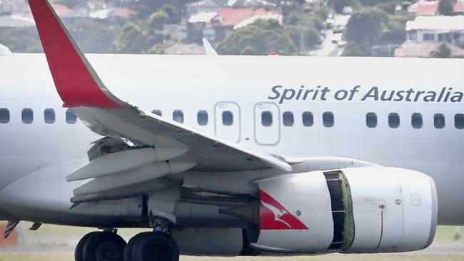 Qantas is seeking to buy the 80 per cent of rival Alliance Airlines it doesn’t already own. Picture: Jeremy Piper