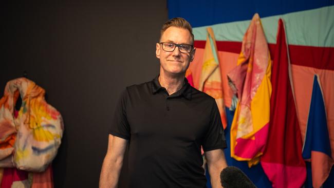 MAGNT director Adam Worrall at the 52 Actions gallery. Picture: Pema Tamang Pakhrin