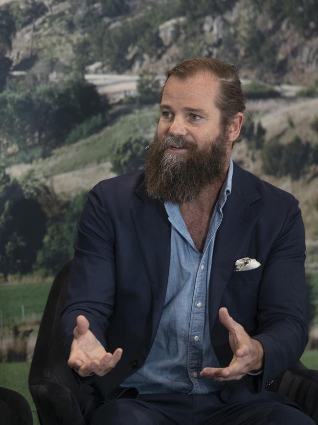 Sea Forest CEO Sam Elsom at Blundstone Arena. Picture: Chris Kidd