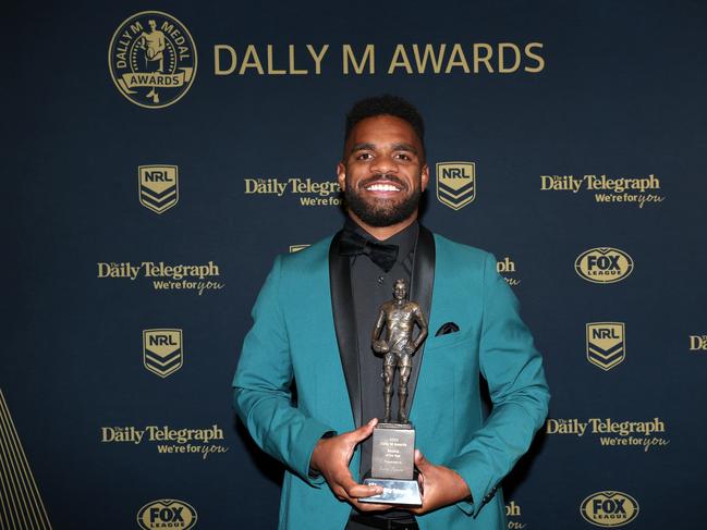 2023 Dally M Rookie of the Year Sunia Turuva. Picture: Getty Images