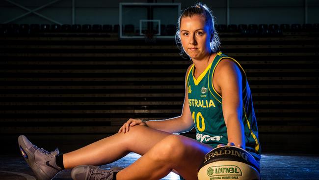 Australian Opal basketball star Rachel Jarry. Picture: Mark Stewart