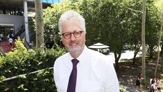 Sydney University Vice Chancellor Mark Scott on the grounds of Sydney University. Picture John Grainger