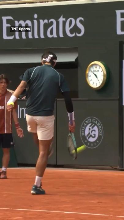 Tennis world erupts after star hits lineswoman with ball
