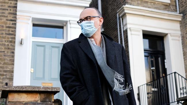 Number 10 special adviser Dominic Cummings leaves his residence. Picture: AFP.