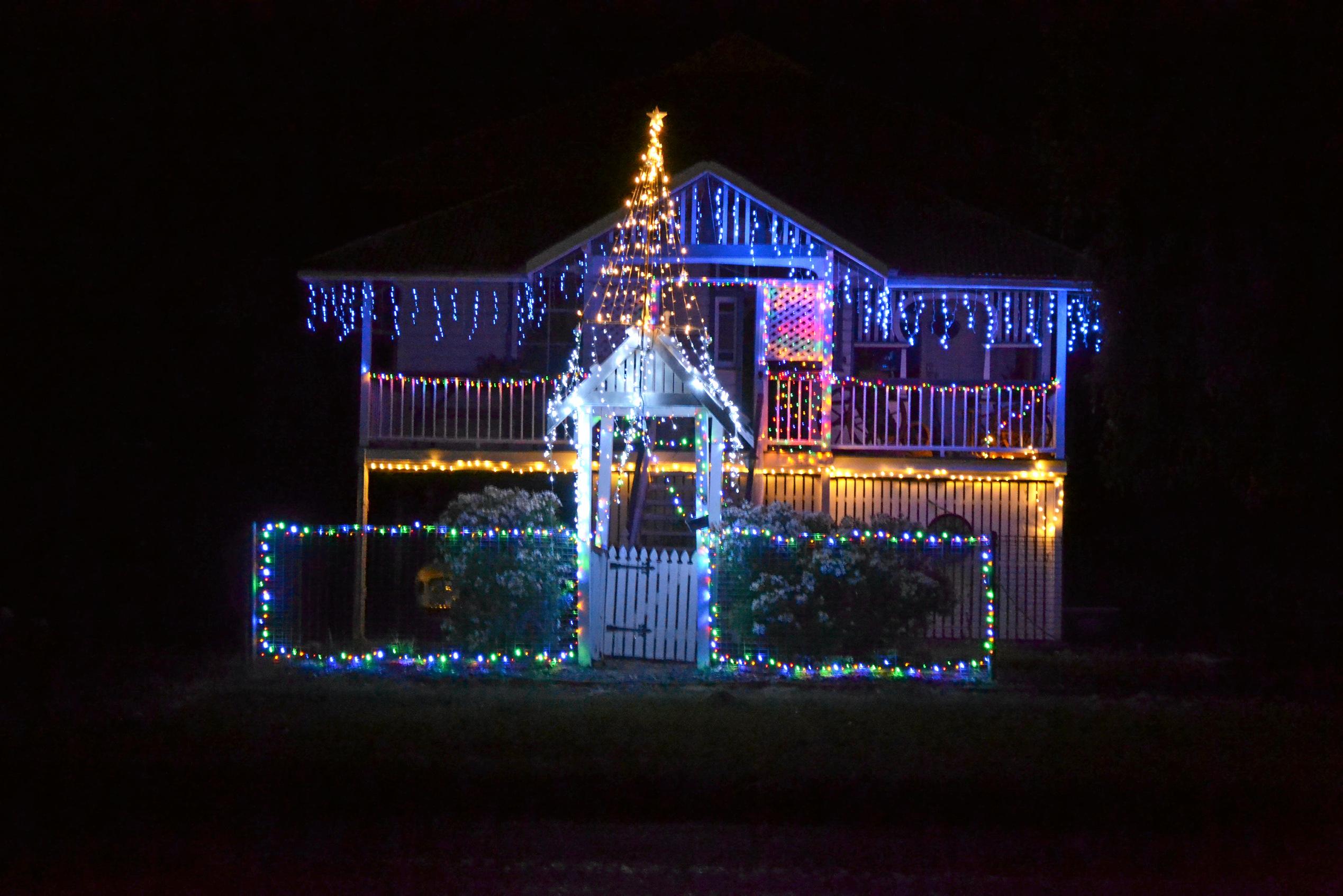 Roma Christmas lights. Picture: Ellen Ransley