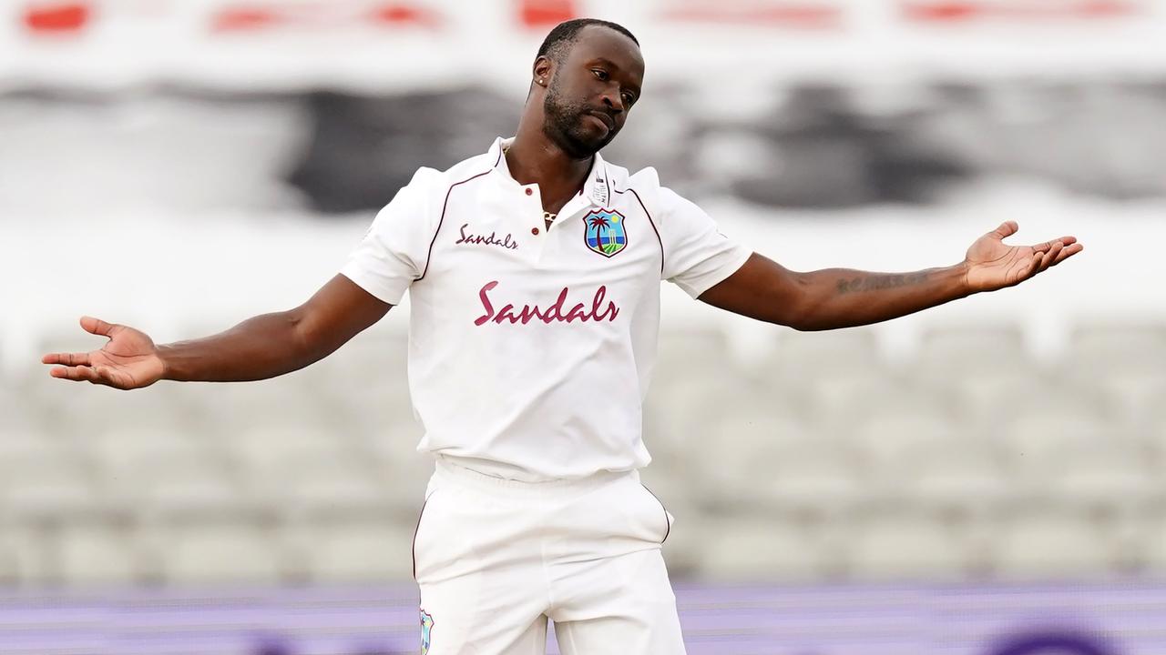 Kemar Roach only conceded 37 runs from his 20 overs during an old-school day of Test cricket.