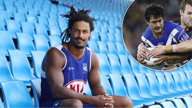 In trouble: Bulldogs pair Jayden Okunbor and Corey Harawira-Naera have been stood down.