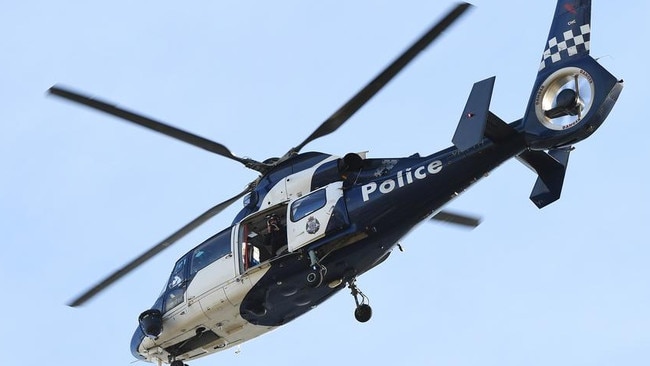 The police air wing helped track down an alleged speeding driver in Greenvale Thursday night.