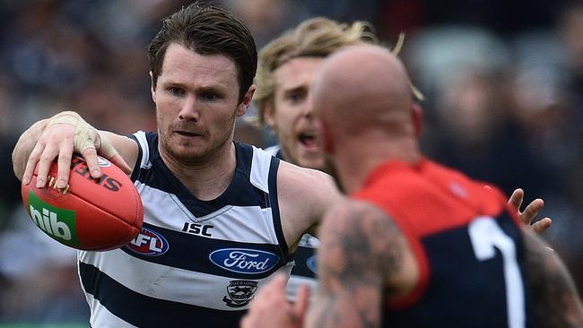 Unstoppable: Brownlow Medal favourite Patrick Dangerfield is the 2016 Herald Sun Player of the Year. Picture: AAP