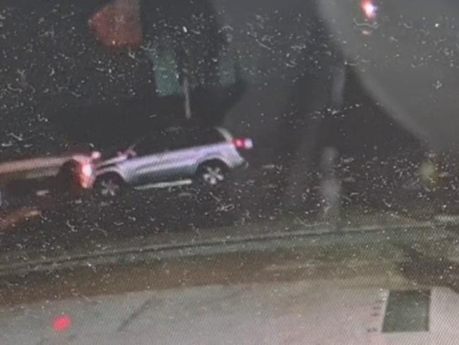 Police have released CCTV as they continue to investigate a drive by shooting in Sydney’s west earlier this year., , About 10.10pm on Thursday 15 April 2021, a sedan drove past a premise on Piccolo Way, Shalvey, where a shot from a firearm was discharged towards the property. There were no reports of injuries.,  CCTV of a vehicle of interest, depicted as a silver coloured sedan – possibly a Holden Commodore – with black rims and wheels, Picture: NSW Police
