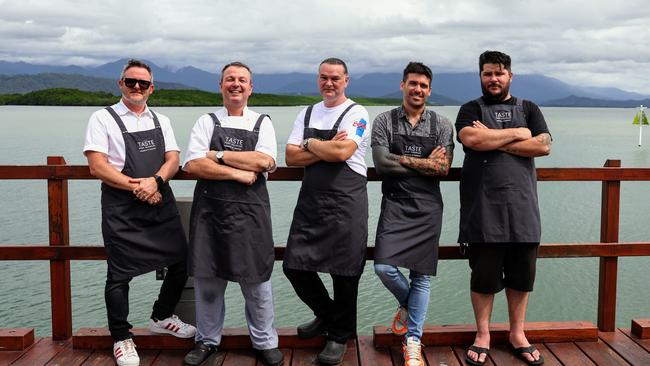 Taste Port Douglas is back again this August, offering foodies four days of culinary delights. Head chef and owner of Harrison's Spencer Patrick, head chef and owner of Wrasse and Roe Andy Gray, head chef of Salsa Goran Zonai, head chef of La Cucina Daniele Filippi and head chef of Zinc restaurant Brendan Cronin will prepare a smorgasbord of flavours for food lovers from August 8 to 11. Picture: Brendan Radke