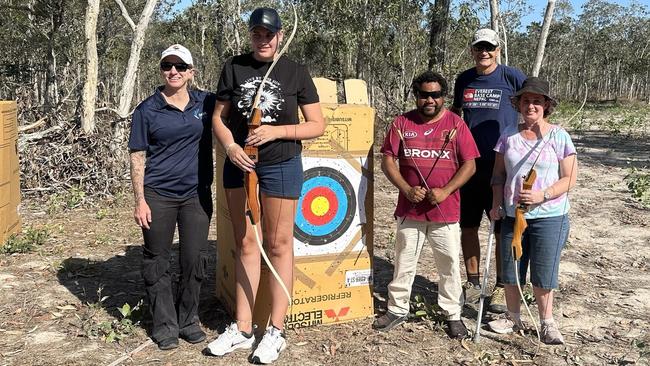 DAWN Services offers its clients a range of group activities including archery. Picture: Supplied.