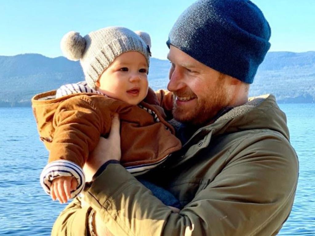 Prince Harry and baby Archie in Canada. Picture: Instagram